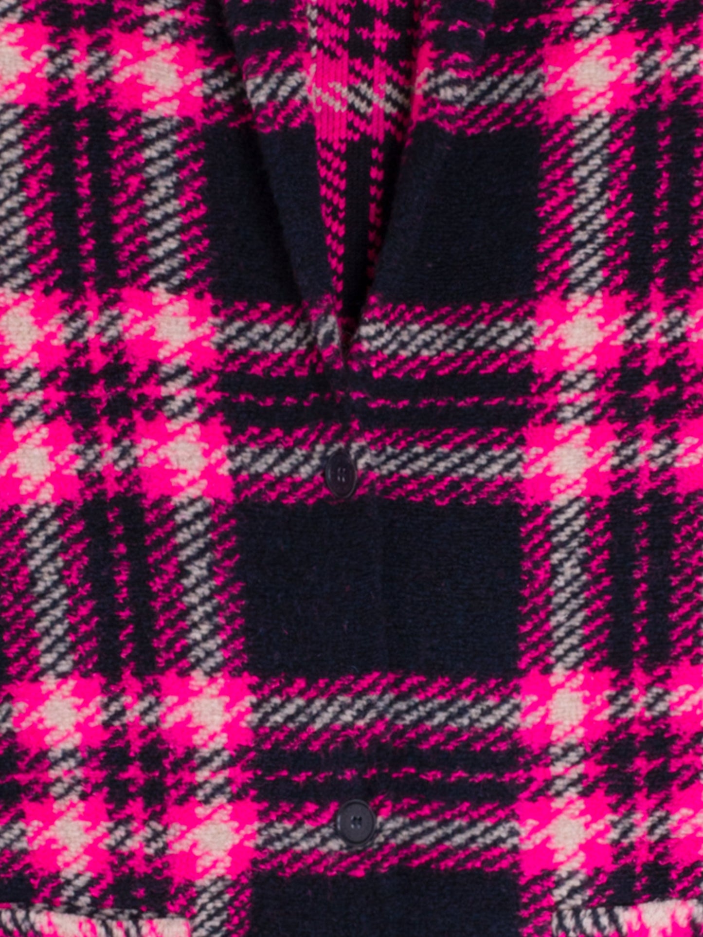 Vilagallo Neon Check Cosy Jacket