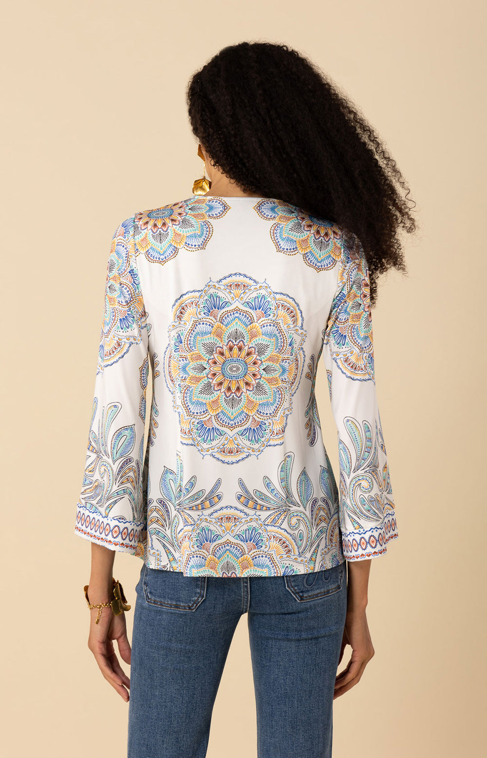 Hale Bob Kimber Jersey Beaded Top