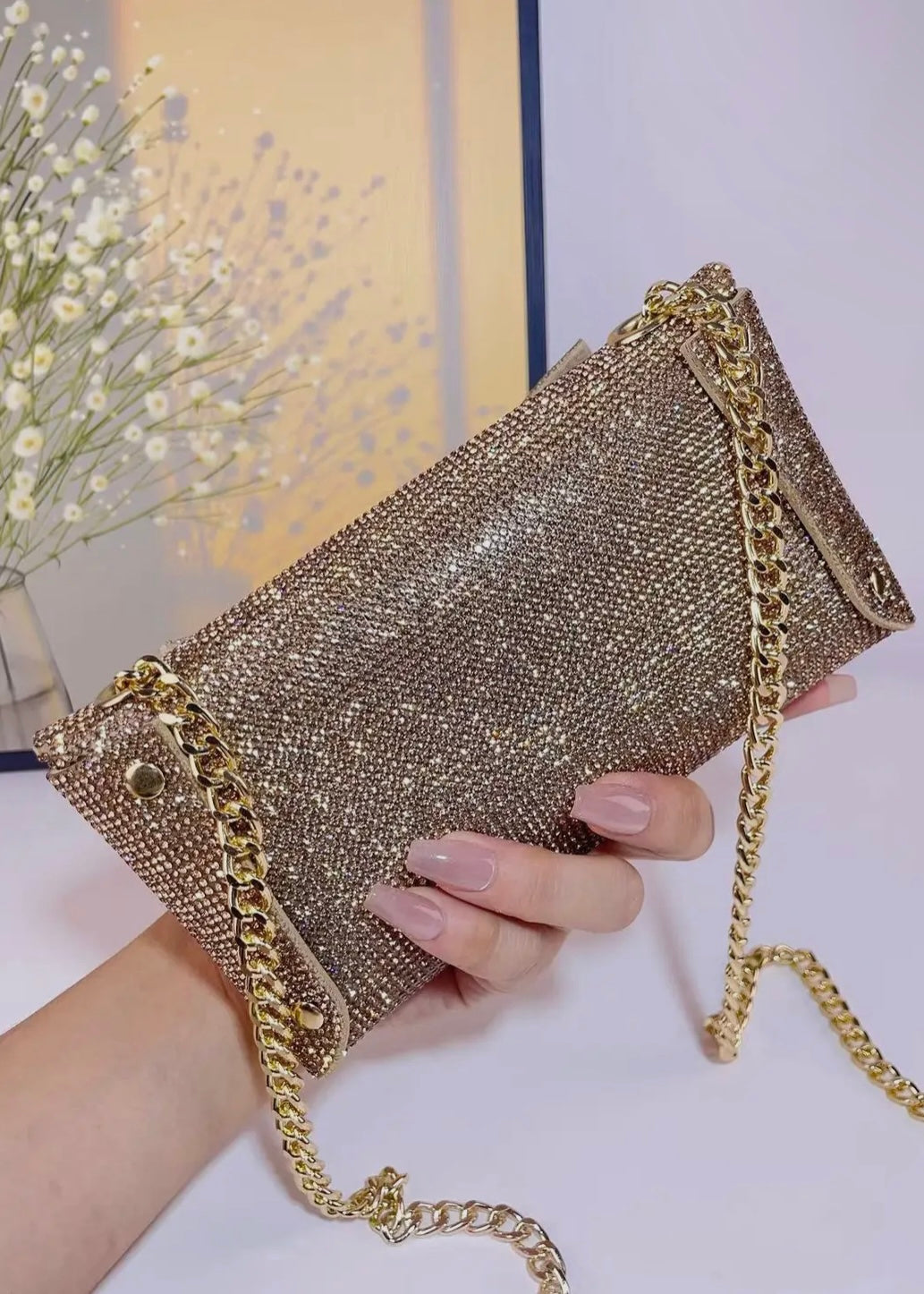 Sparkling Clutch Bow Bag
