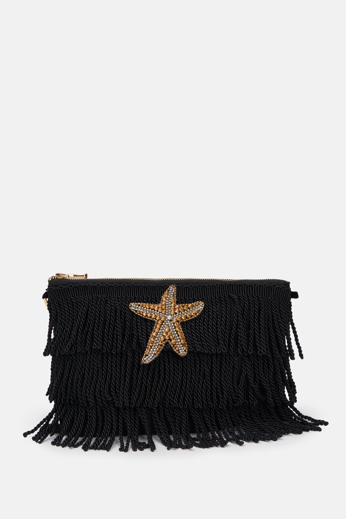 Sorena Greece Asterias Clutch In Black