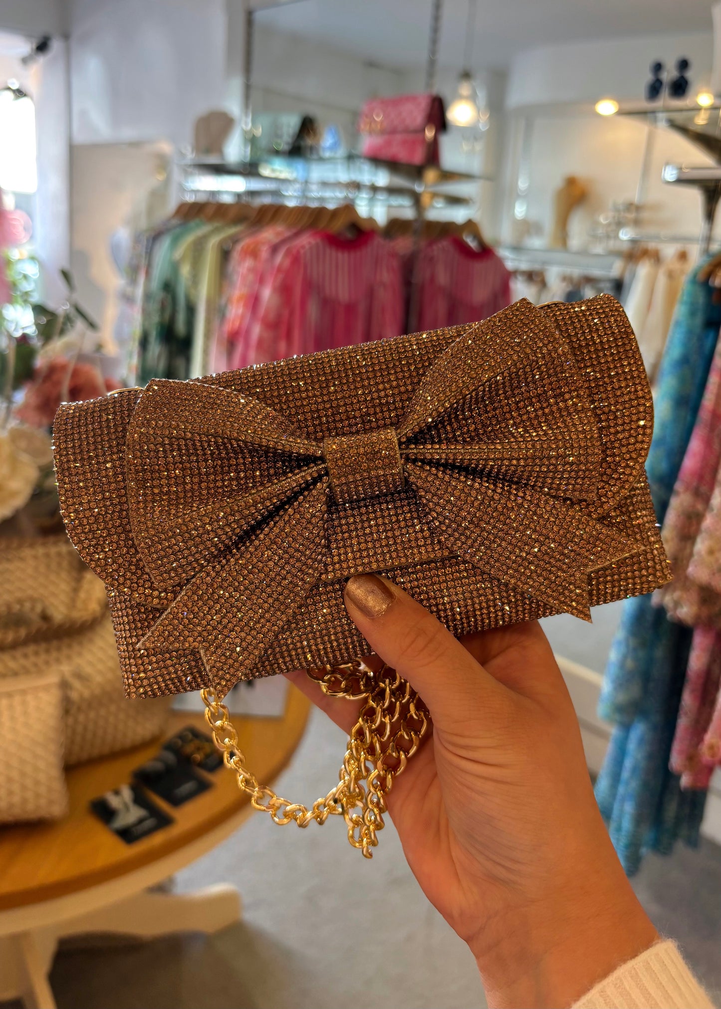 Sparkling Clutch Bow Bag