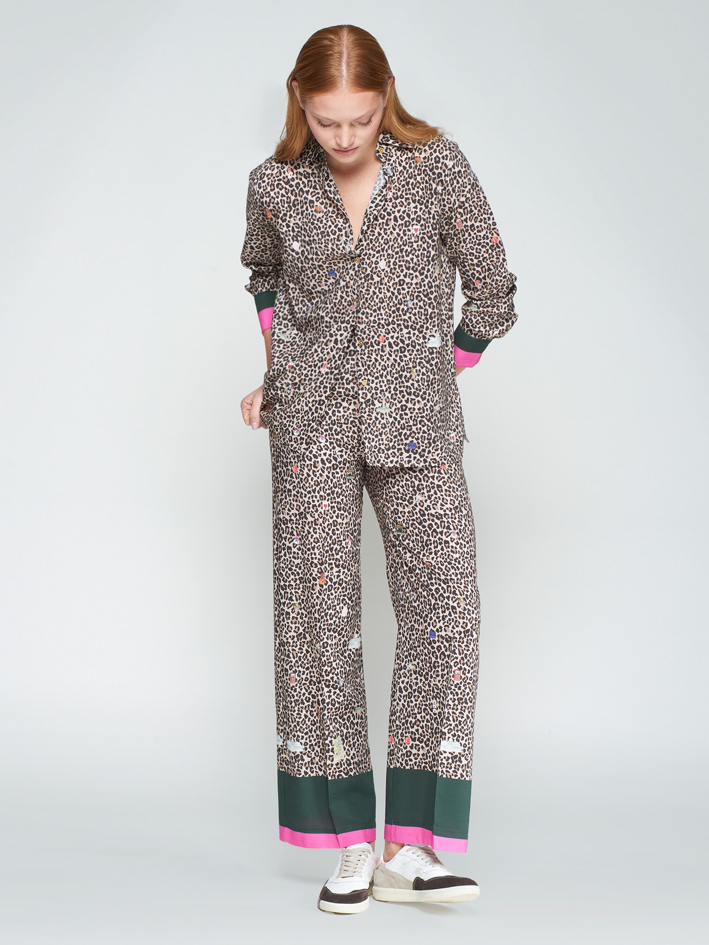 Vilagallo Leopard Retrio Trouser