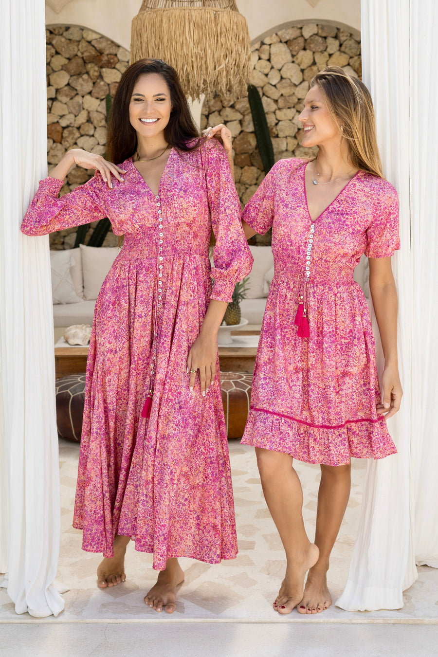 Sophia Alexia Sunset Shower St Tropez Maxi Dress