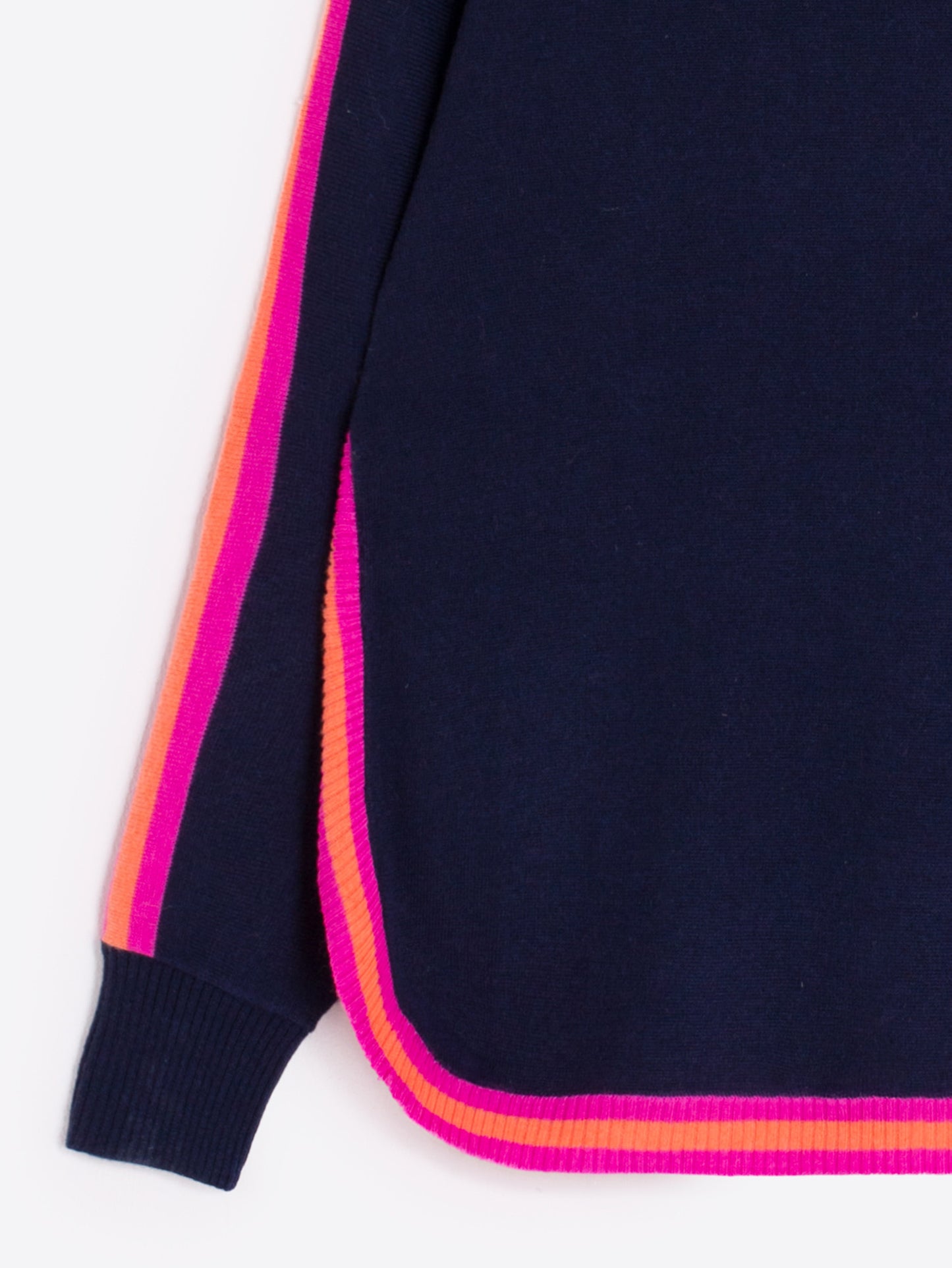 Vilagallo Wool-Blend Sweater With Colour Trim