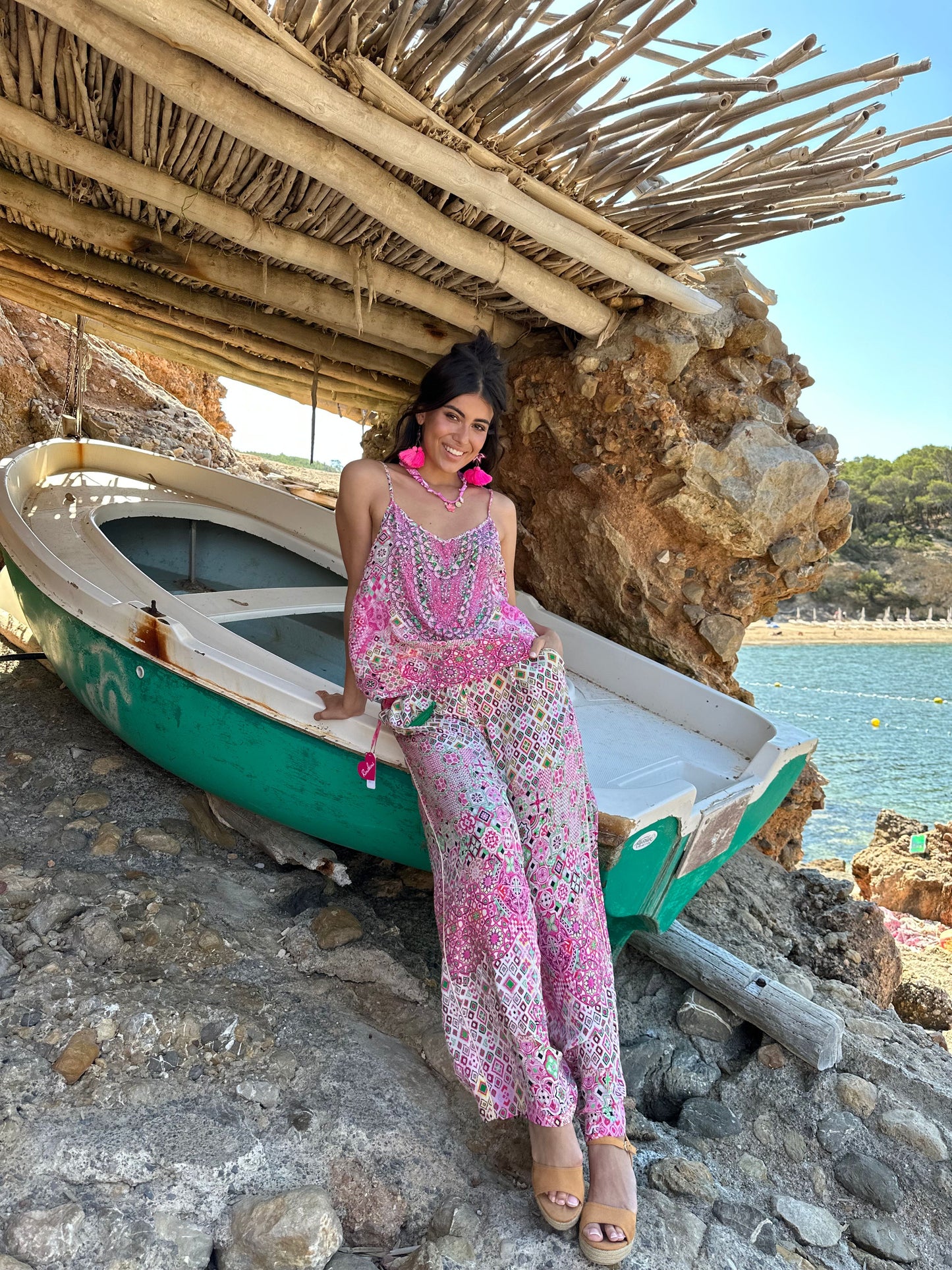 Valery Vain Trousers In Gypset Print
