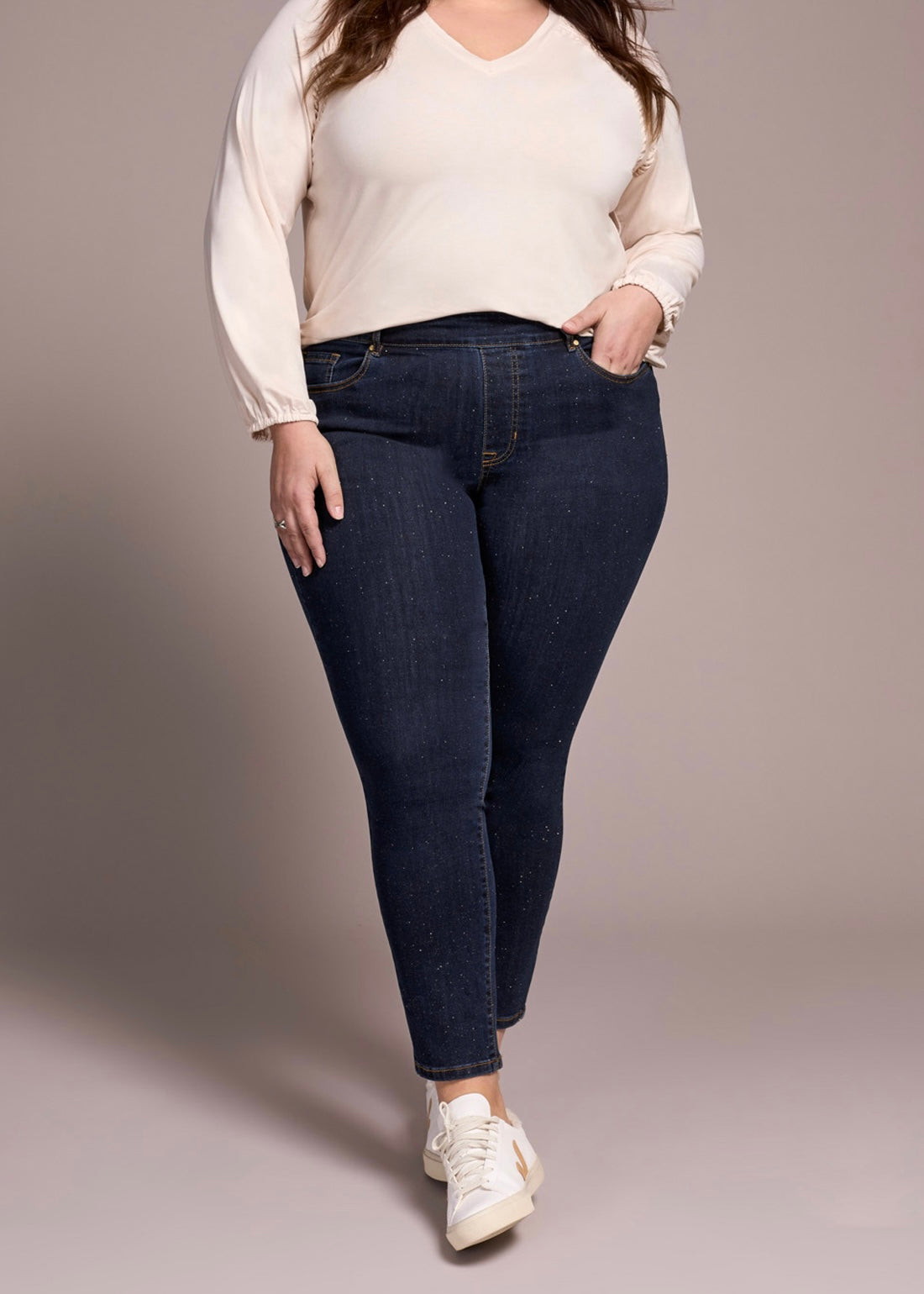 Tribal Sparkly Stretch Jeans
