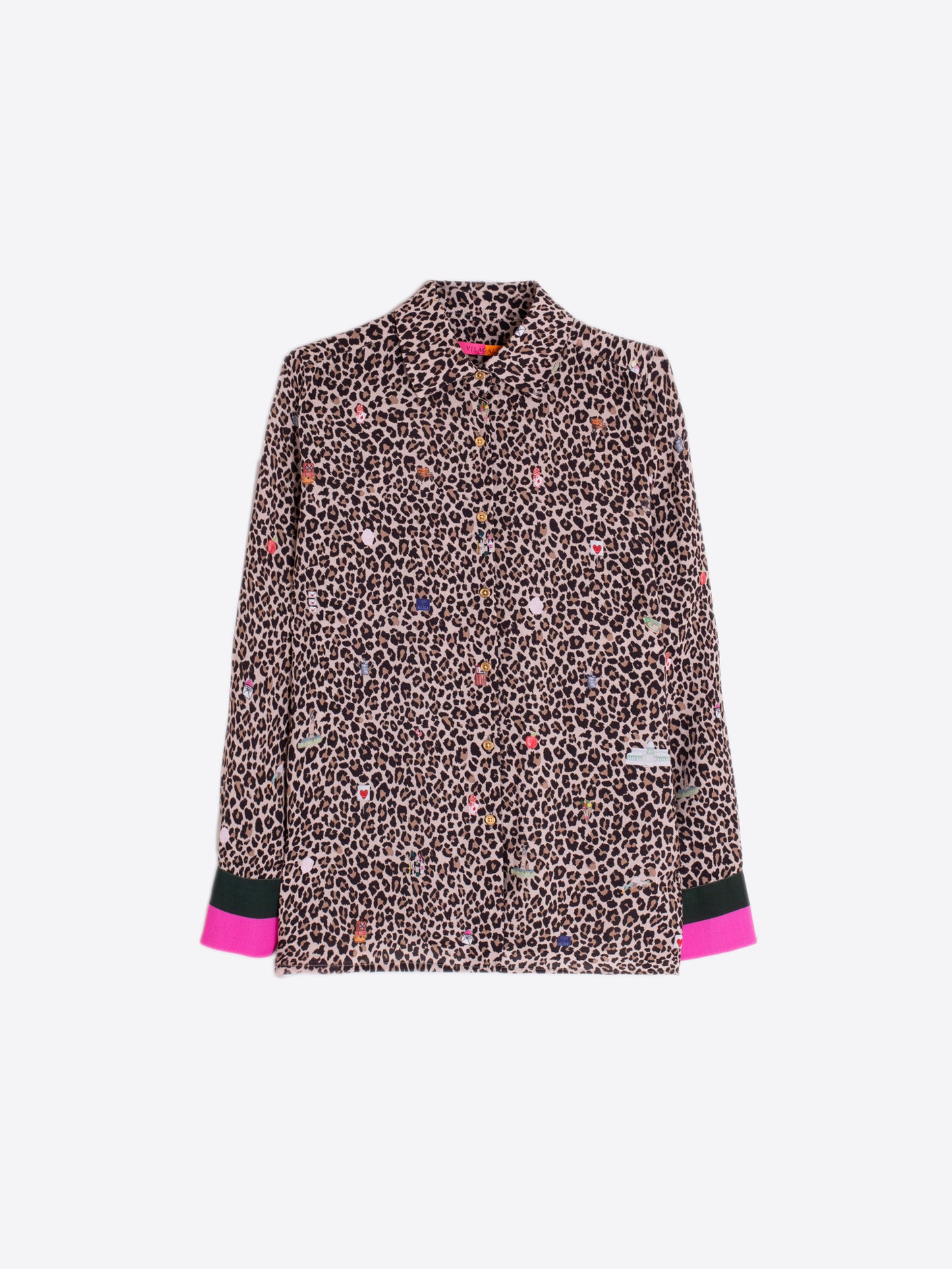 Vilagallo Leopard Retrio Shirt