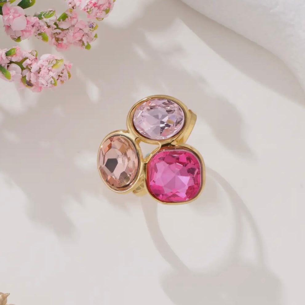 Naïma Pink Adjustable Ring