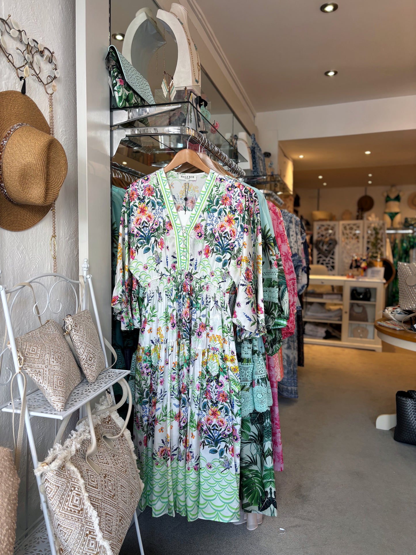 Hale Bob Zahra Kimono Midi Dress