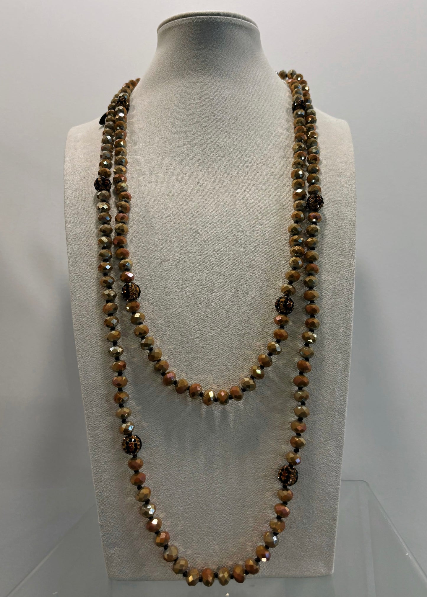 Glass Bead Glisten Necklace
