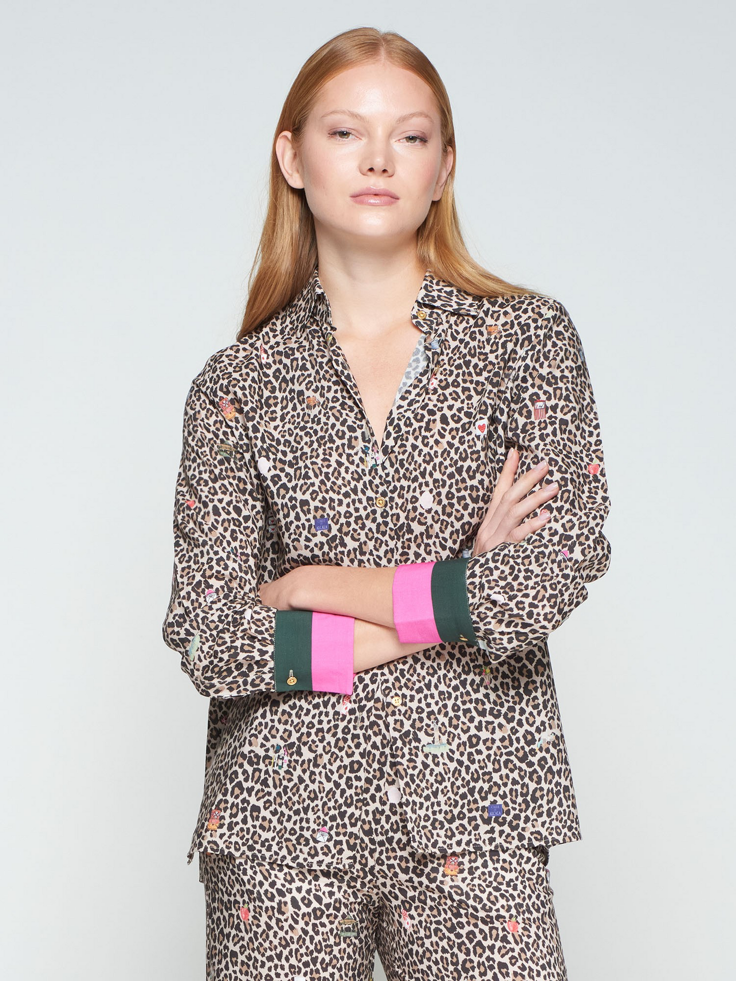Vilagallo Leopard Retrio Shirt