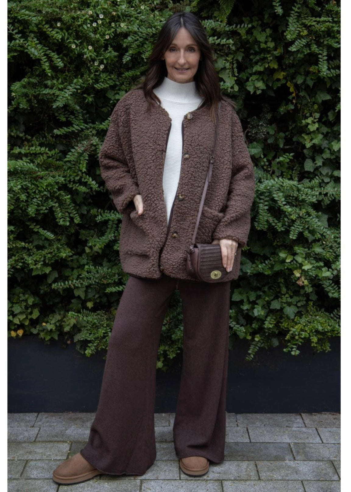 Amazing Woman Colette Trousers In Expresso