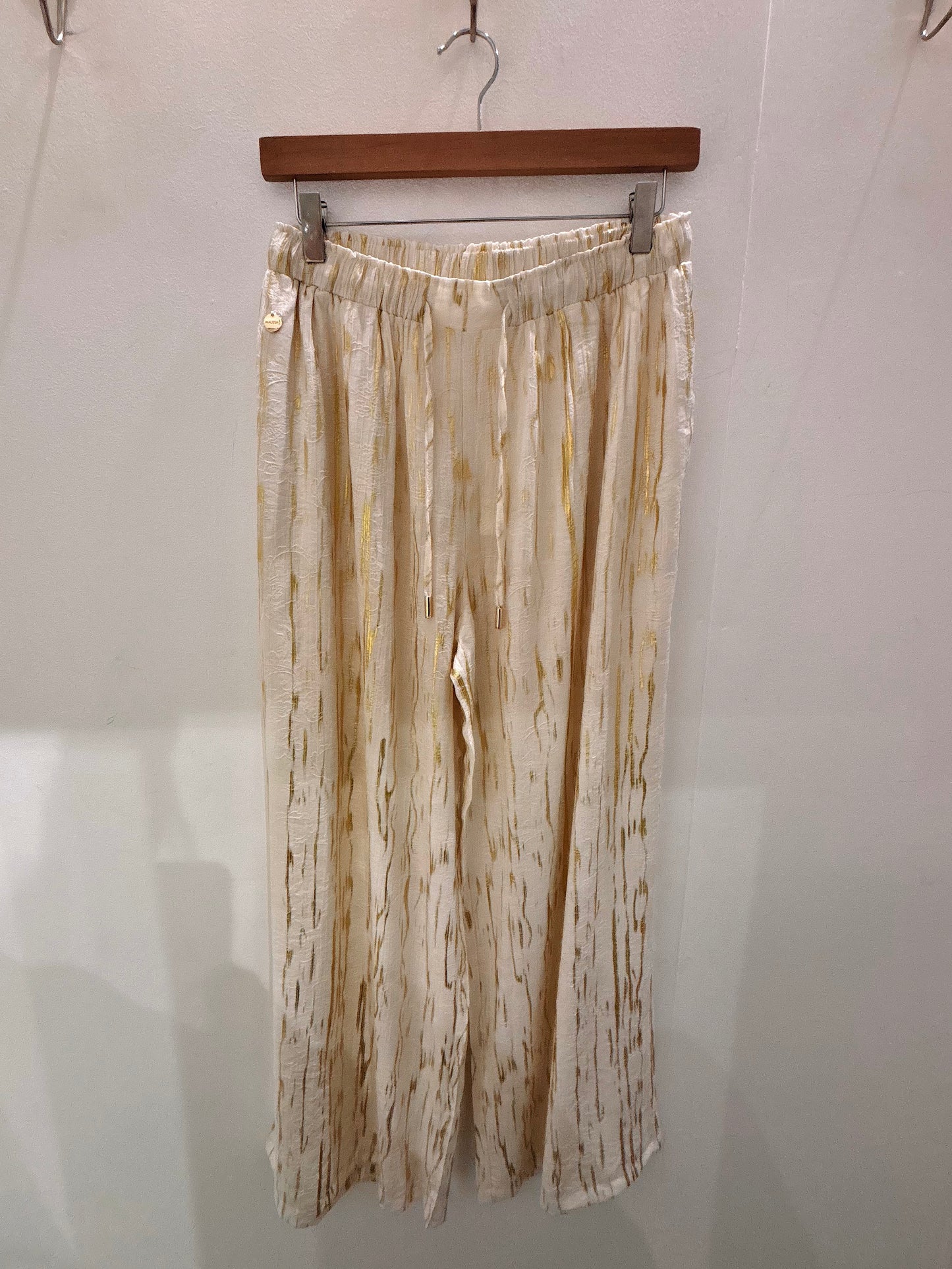 Gold Fleck Elasticated Trousers