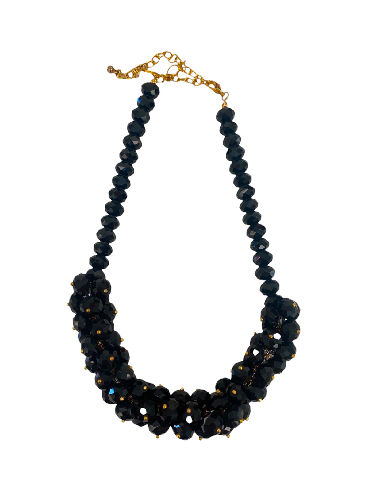 Black Beaded Necklace