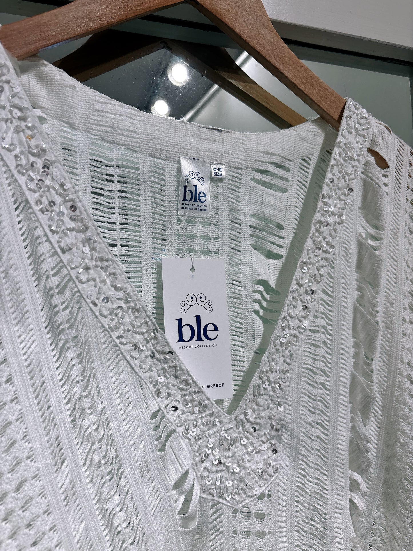 Ble Embellished Neck Kaftan