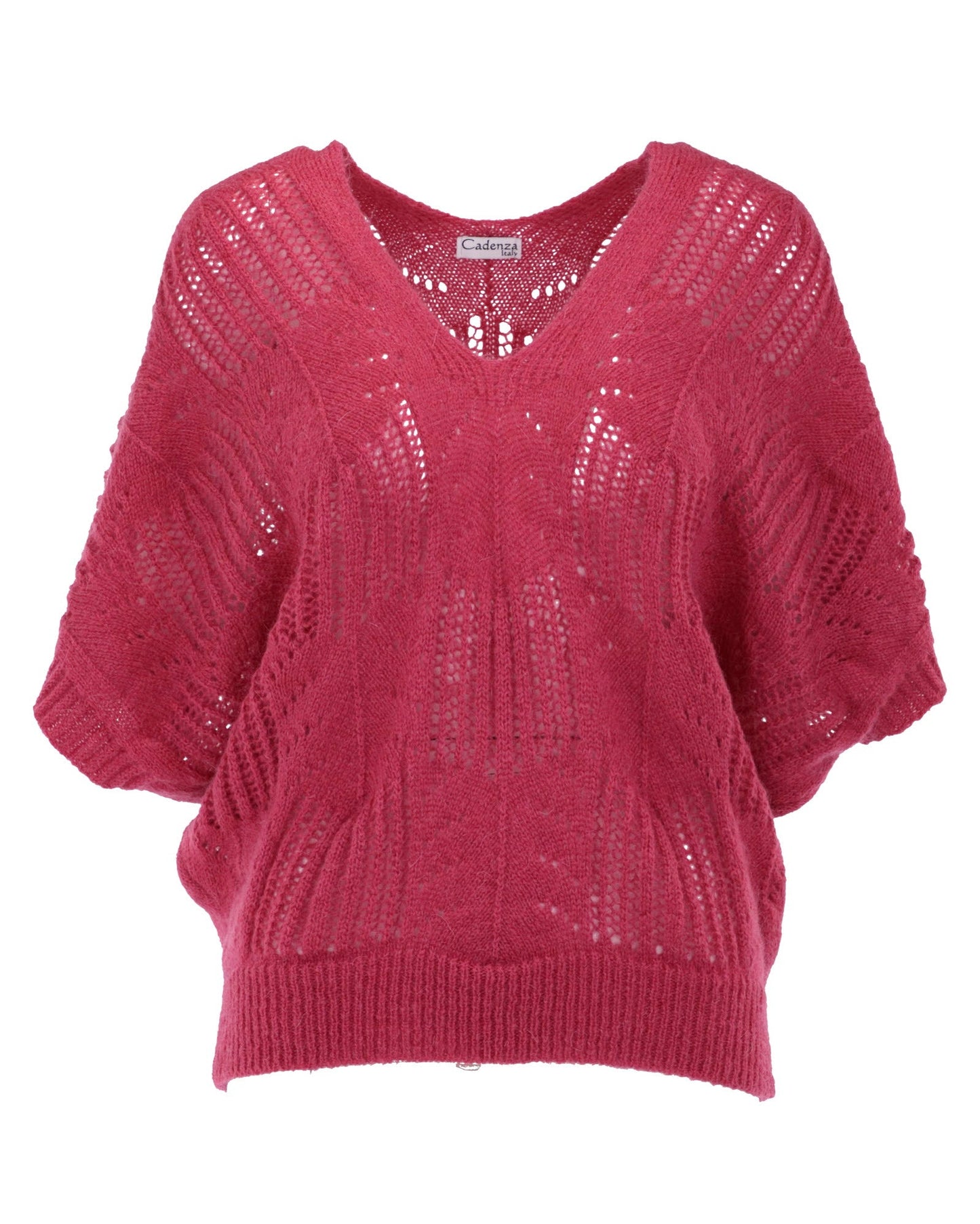 Cadenza Mohair Blend Tunic In Pink