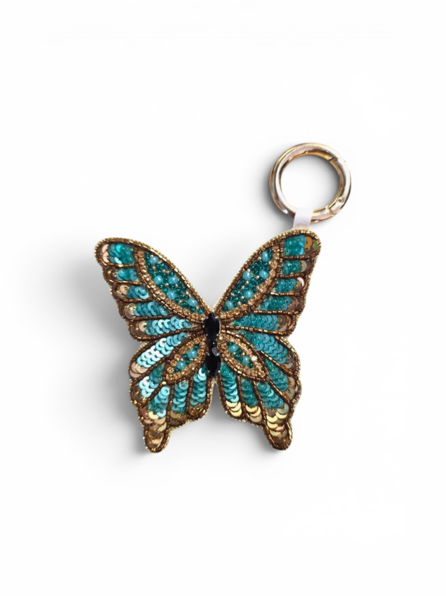 Butterfly Beaded Keyring