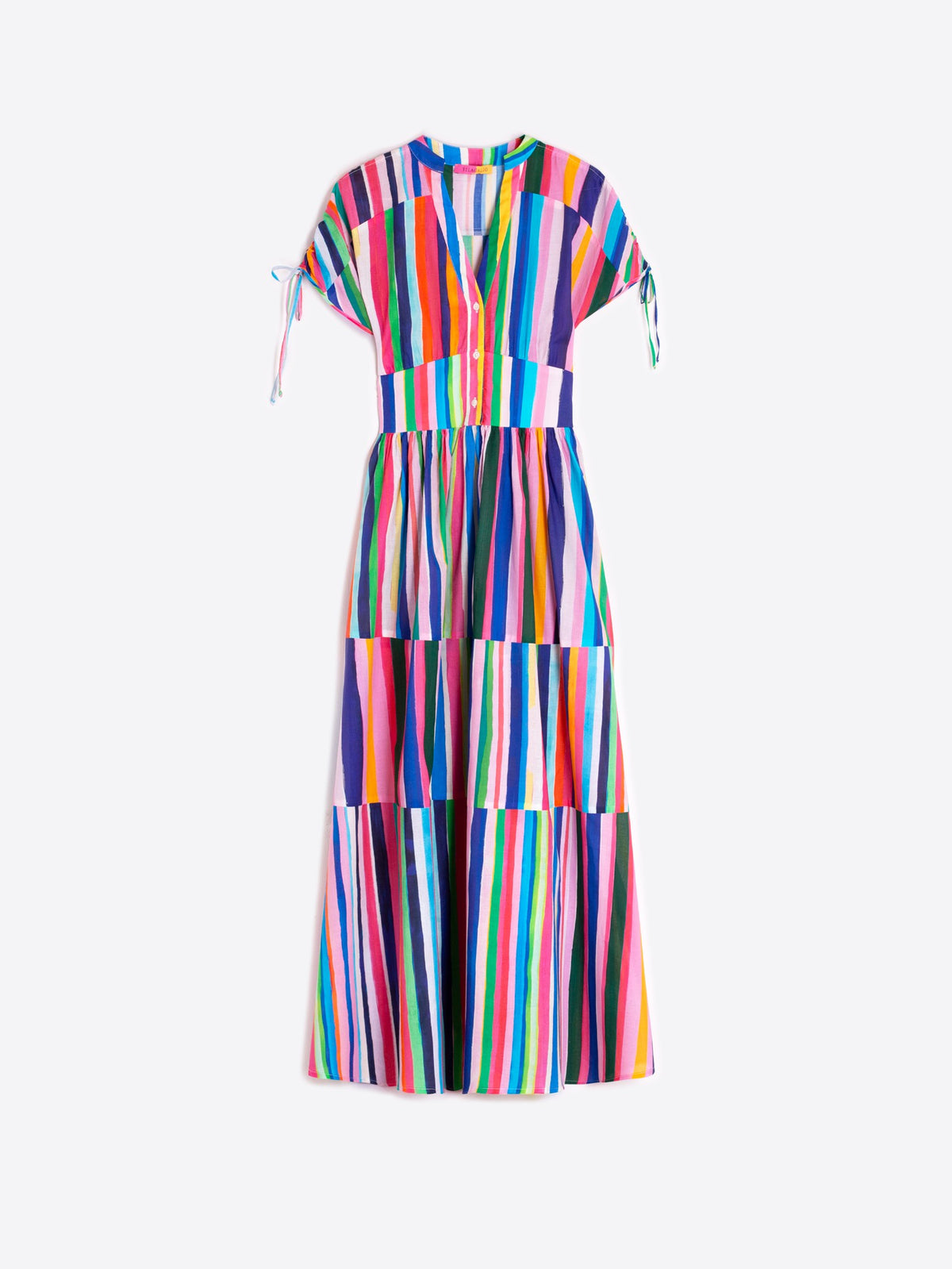 Vilagallo Multicoloured Striped Dress