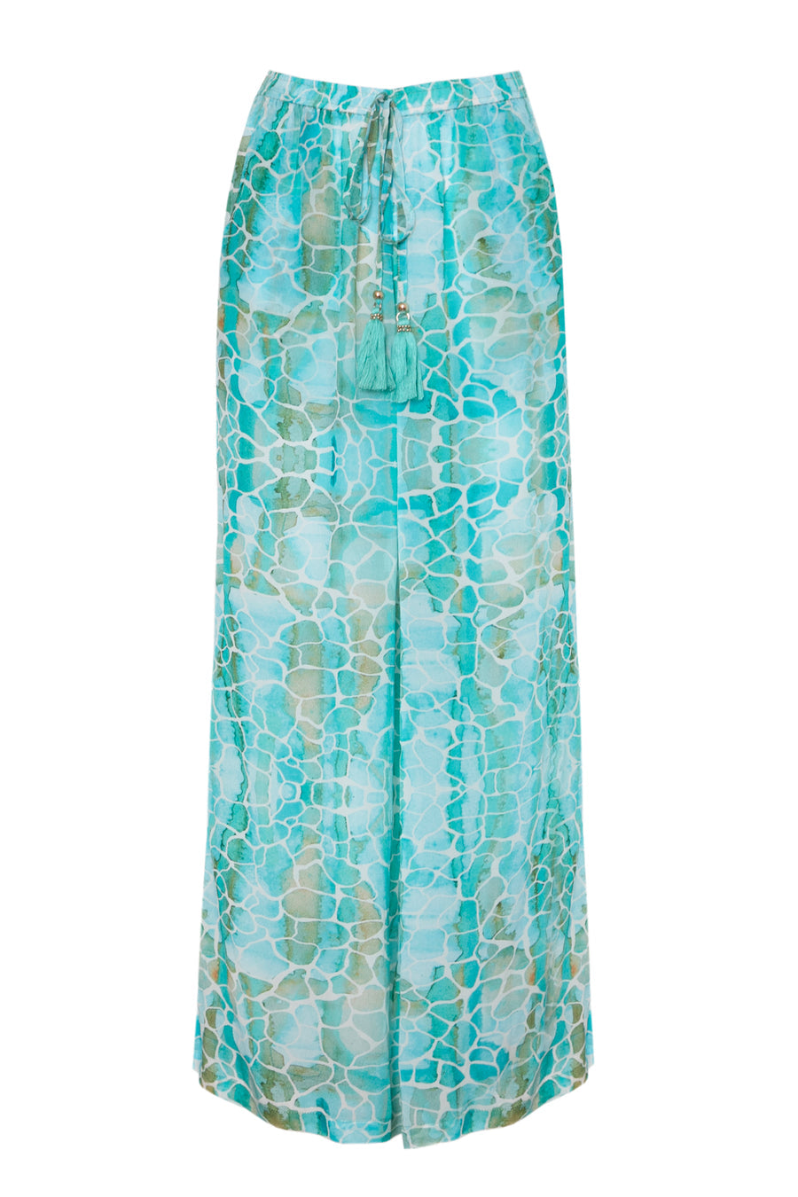 Sophia Alexia AQUA PEBBLES PALERMO PALAZZO Trousers
