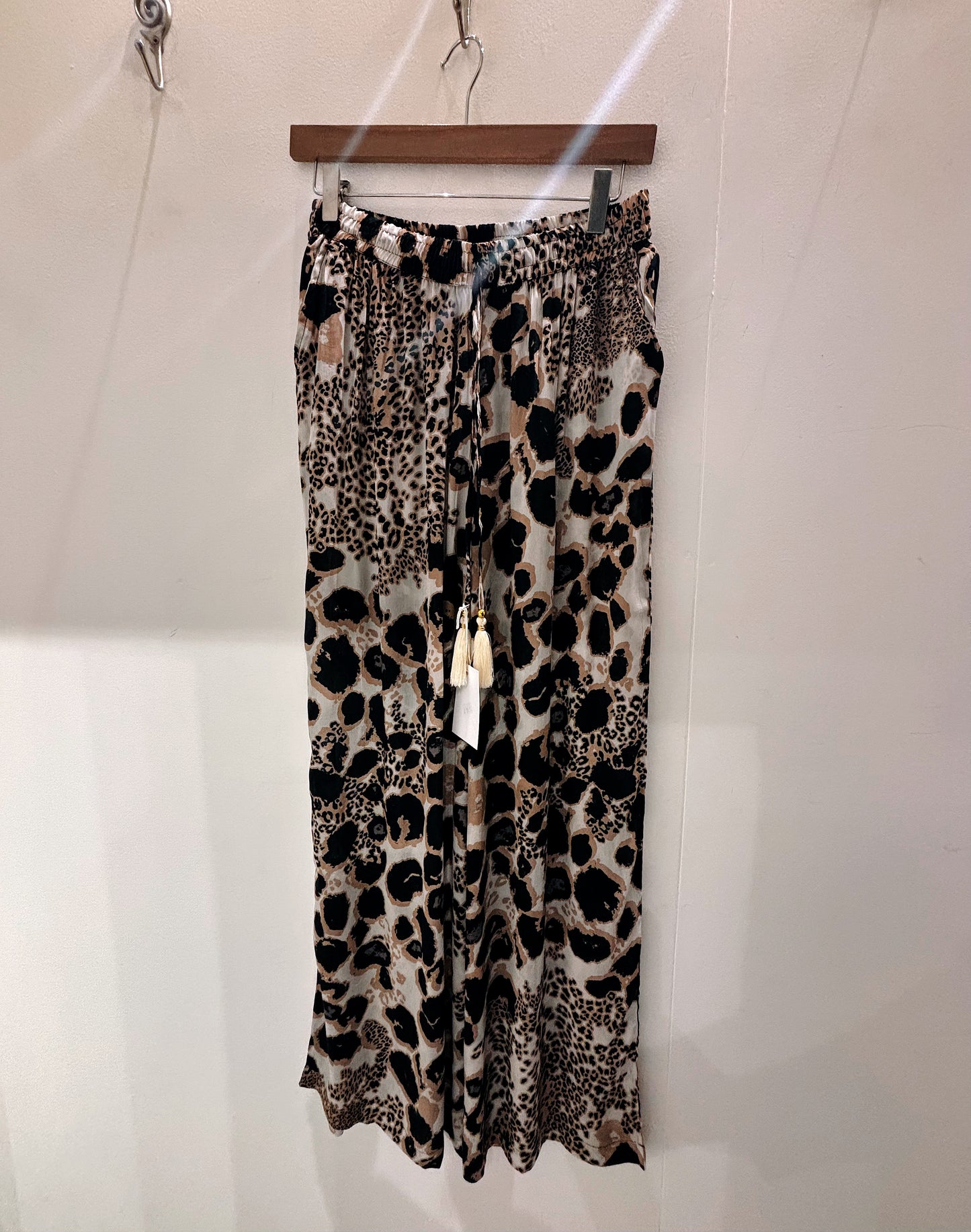 Guilty Beach Leopard Print Trousers
