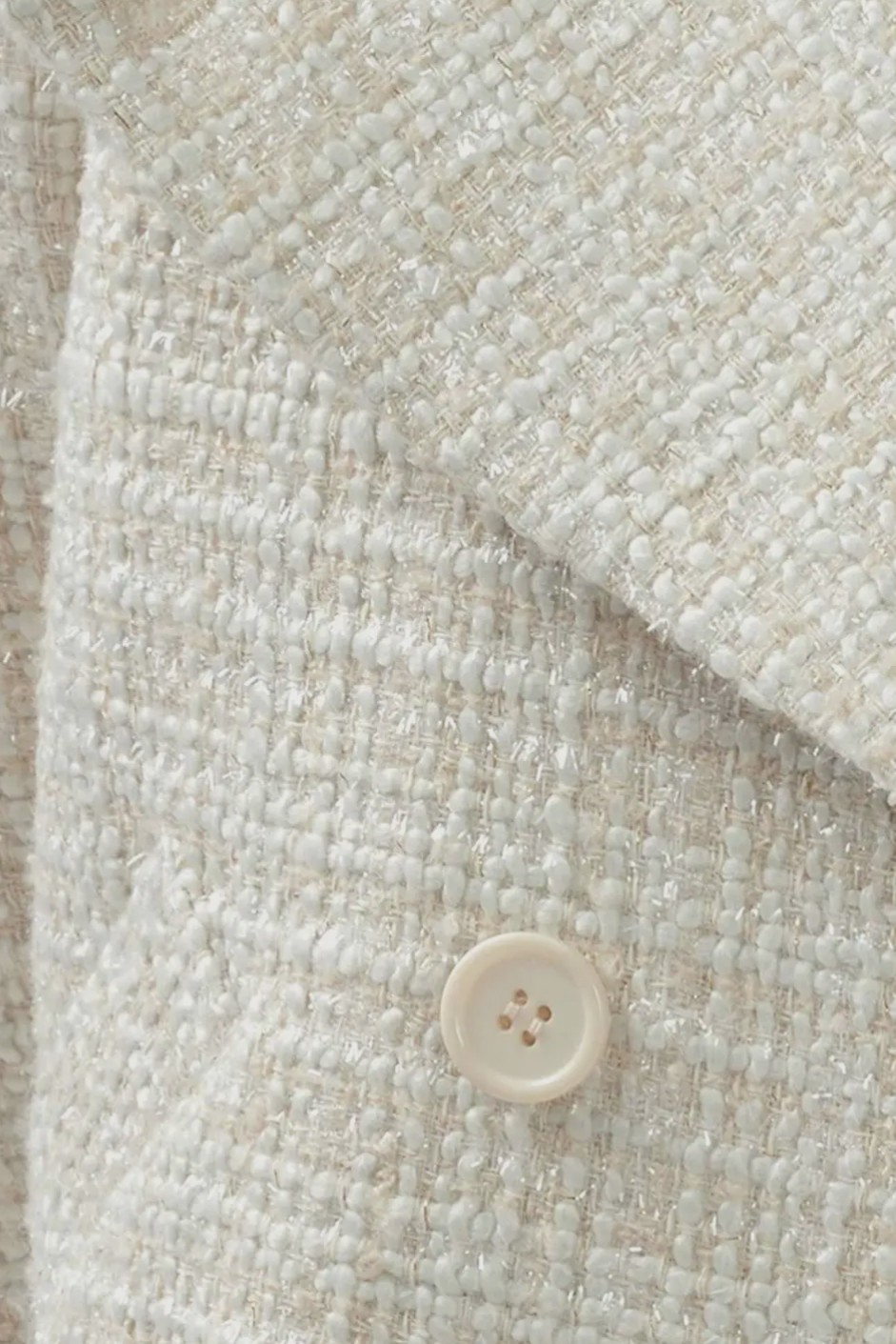 Belle & Bloom Tweed Jacket In Cream