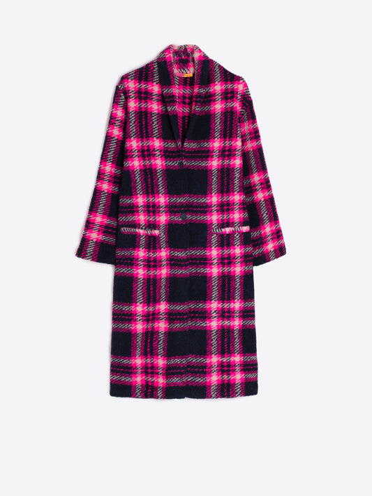 Vilagallo Neon Check Cosy Jacket