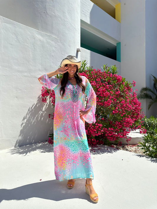 Valery Vain Fendi Dress In Coachella Print