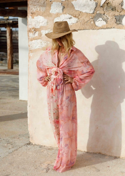 Les Neo Bourgeoises Sool Pink Frenchy Pants