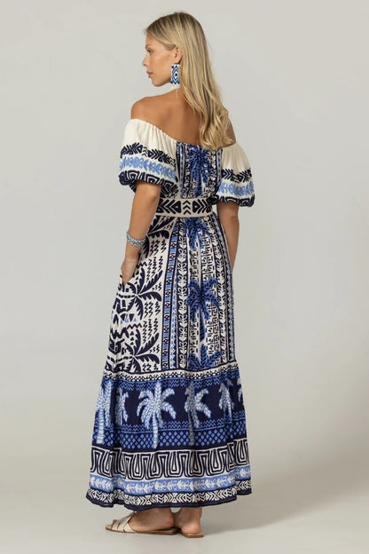 Miss June Off The Shoulder Mya Long Dress