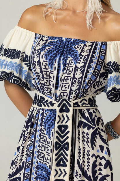 Miss June Off The Shoulder Mya Long Dress