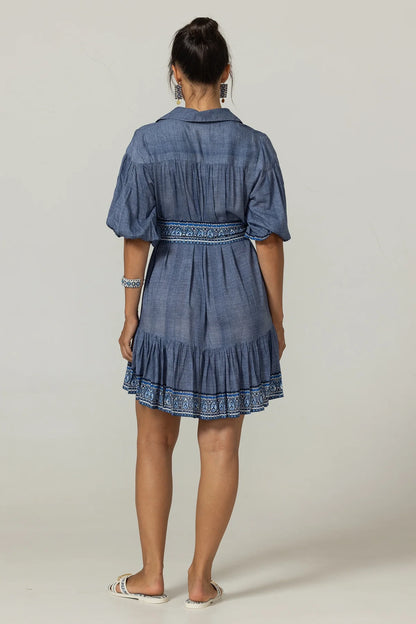 Miss June Denim Olbia Short Dress