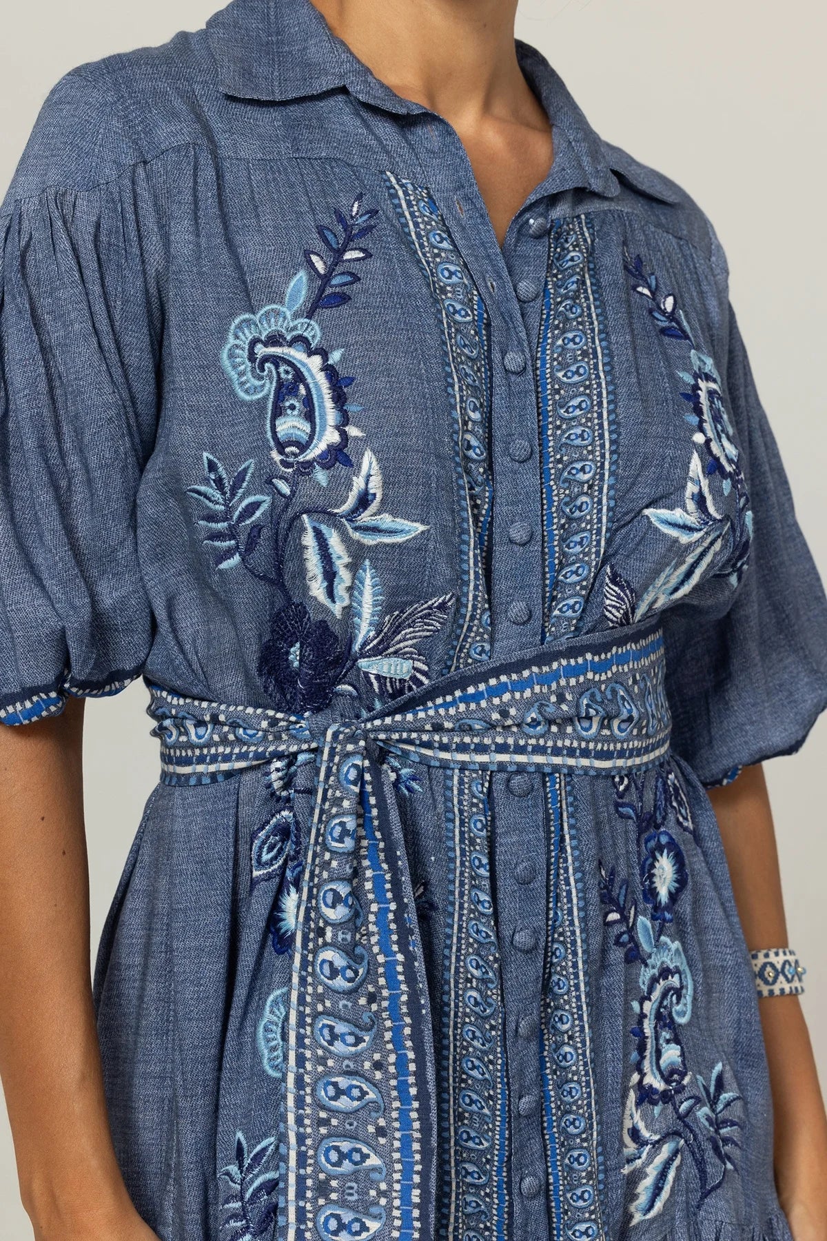 Miss June Denim Olbia Short Dress