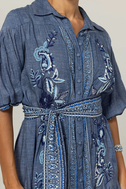 Miss June Denim Olbia Short Dress