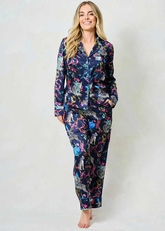 Hope & Ivy ‘The Suzanne’ Satin Pyjamas