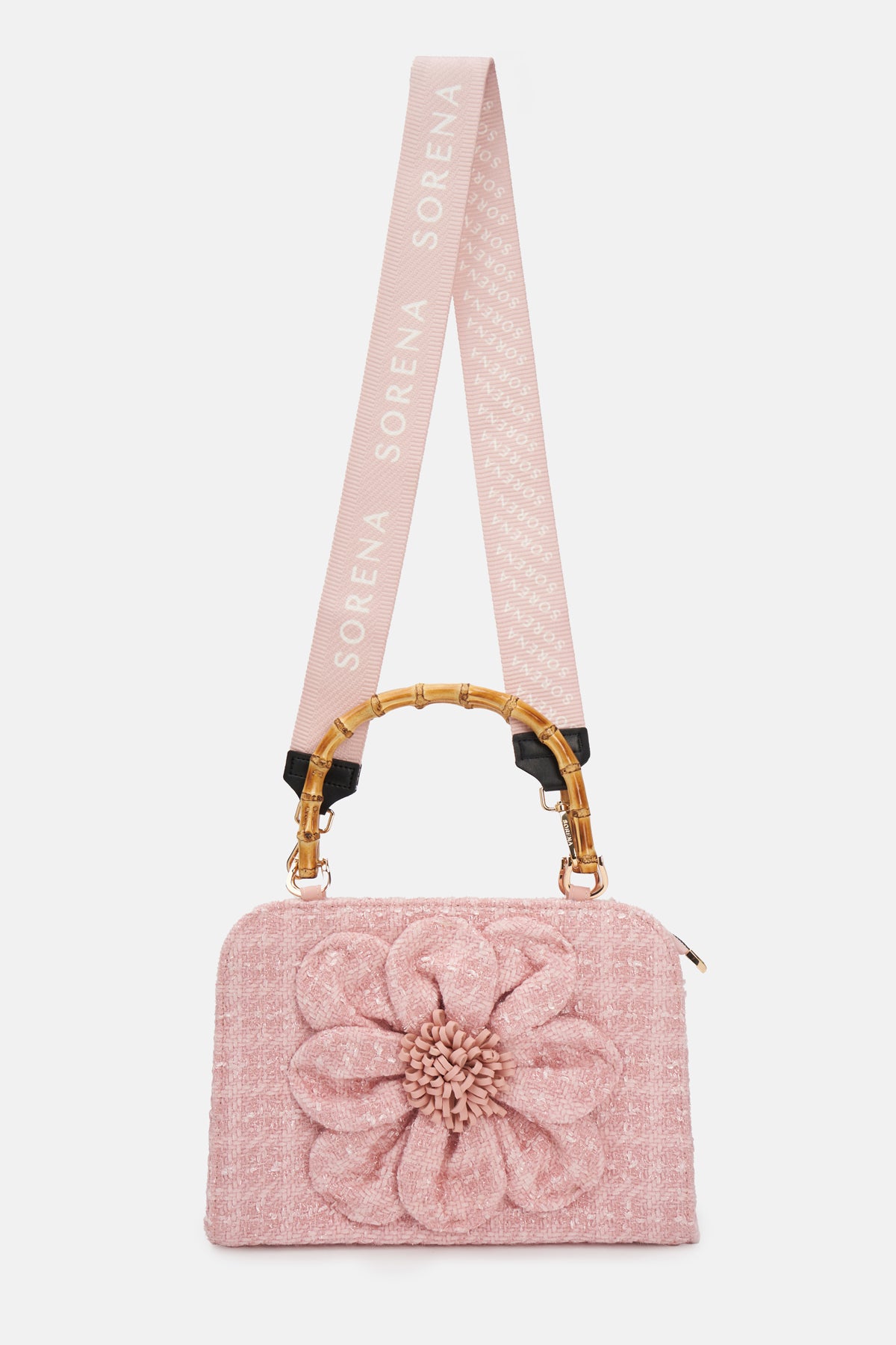 Sorena Greece Paloma Shoulder Bag In Pink