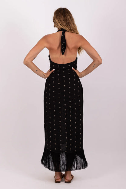 Sundress Capri Tassel Dress