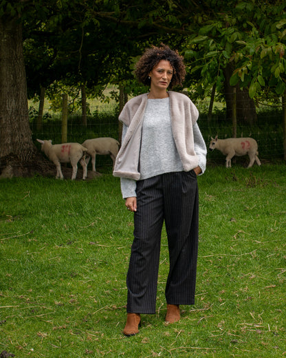 CHALK CLAIRE GILET | GLACIER