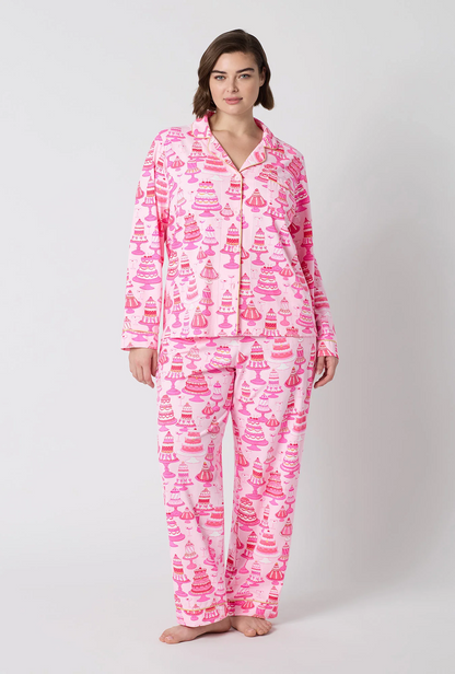 Bedhead Pink Cake Cotton Pyjamas