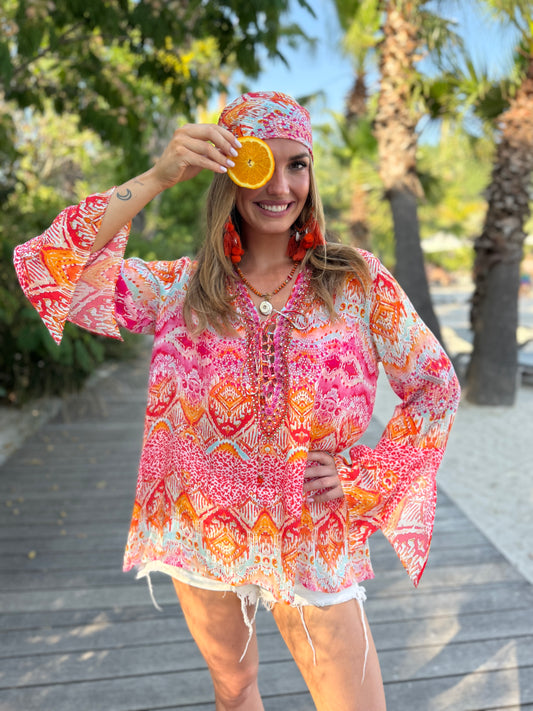 Valery Vain Fanny Blouse In Boheme