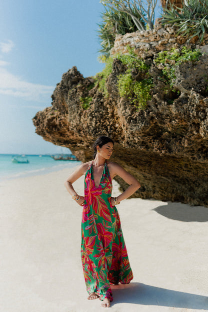 Sundress Natasha Long Dress With Embellishment