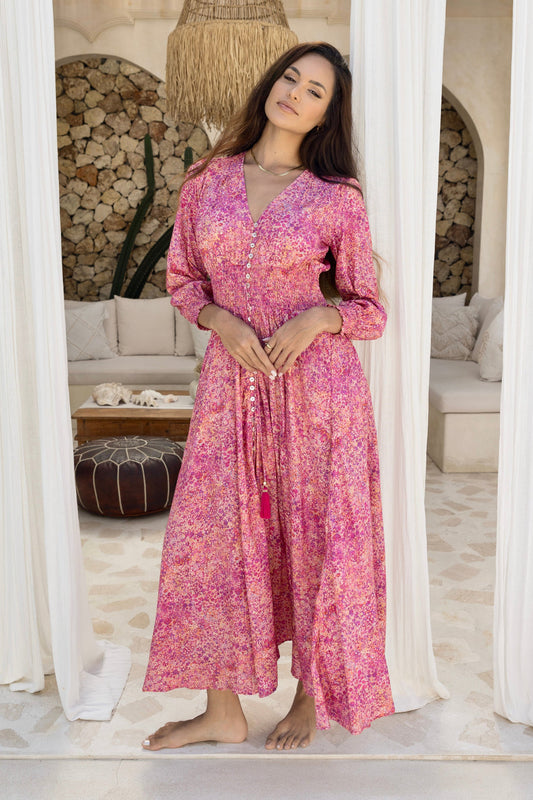 Sophia Alexia Sunset Shower St Tropez Maxi Dress