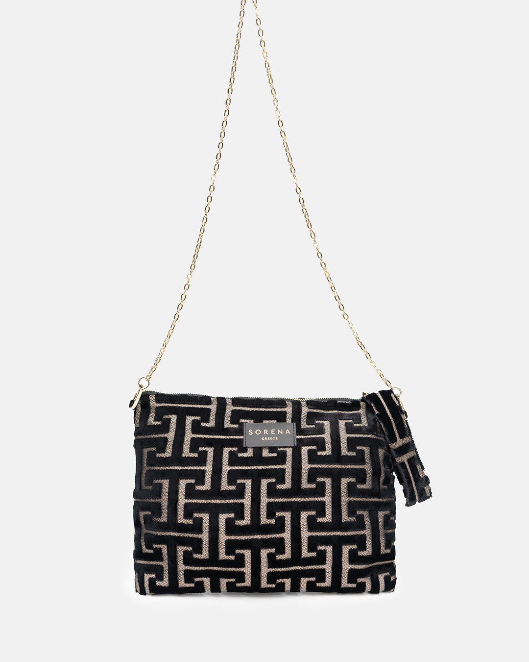 Sorena Andro Clutch Bag With Chain