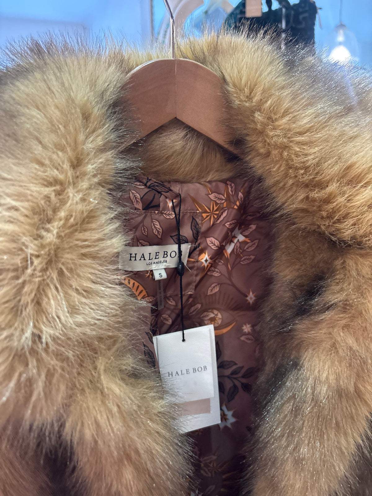 Hale Bob Faux Fur Cropped Jacket