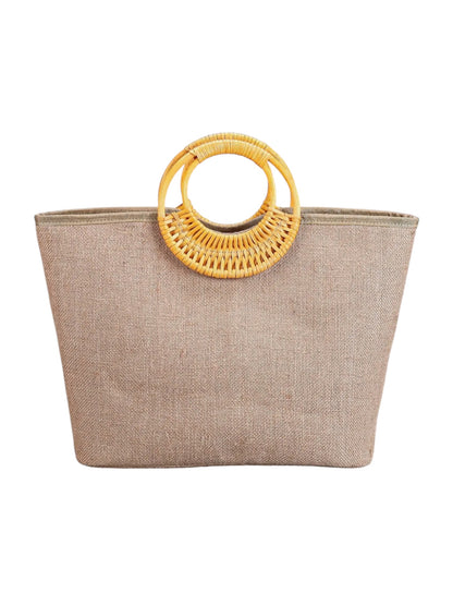Emerald Green Sequin Tropical Tote Beach Bag