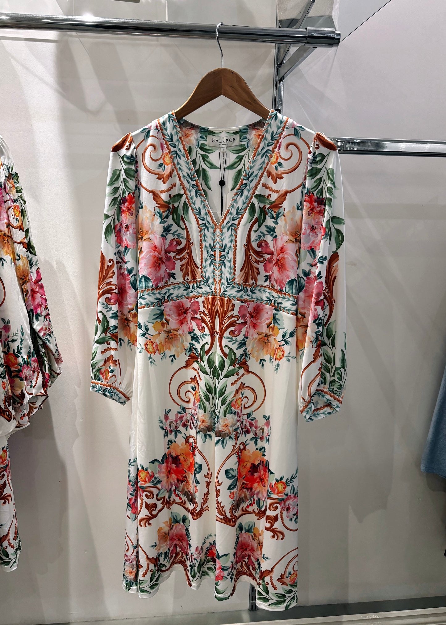 HALE BOB FLORAL PRINT JERSEY DRESS