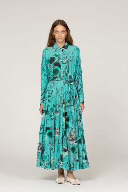 Inoa Maxi Dress In Green