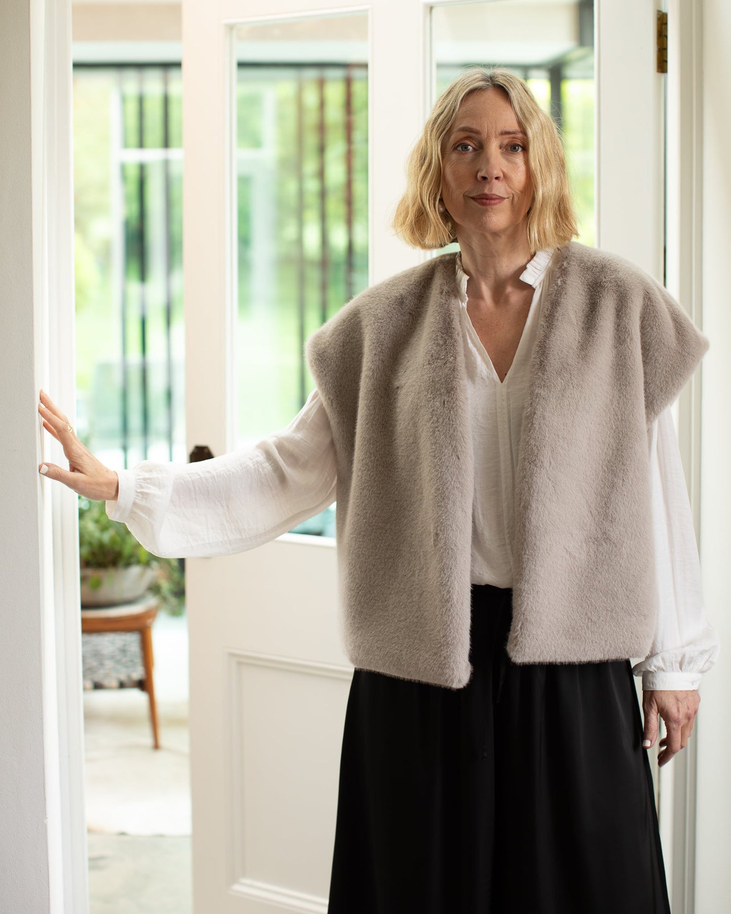 CHALK CLAIRE GILET | GLACIER