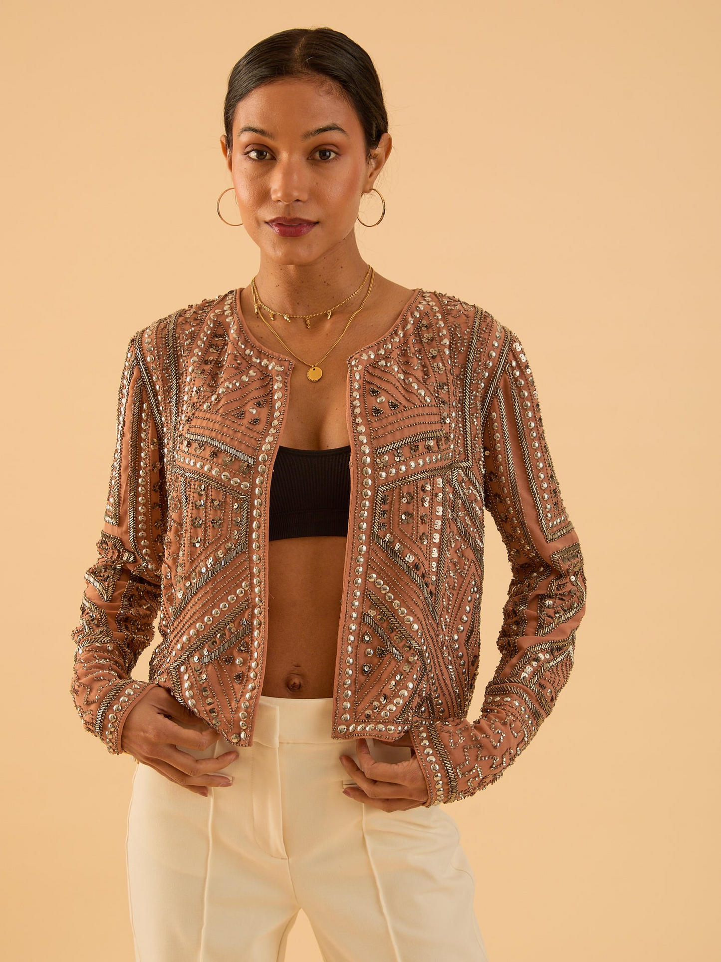 Rose And Nancy Briar Hand Beaded Trophy Jacket