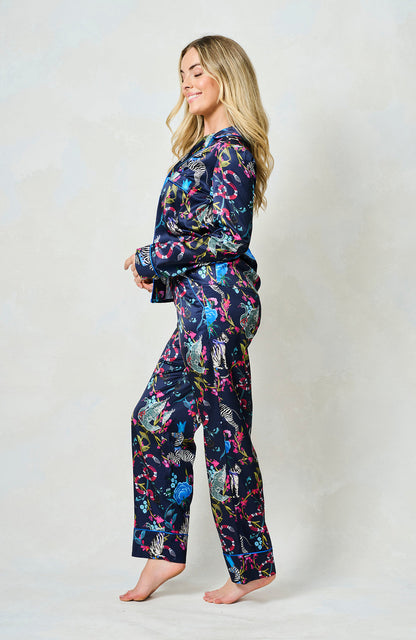 Hope & Ivy ‘The Suzanne’ Satin Pyjamas
