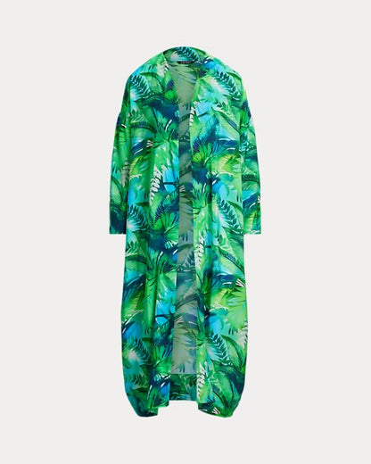 Ralph Lauren Palm Print Robe Cover-Up